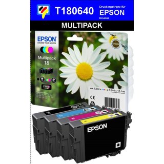 T18064010 MULTIPACK EPSON Original Drucktinten im Sparpack zum Superangebot