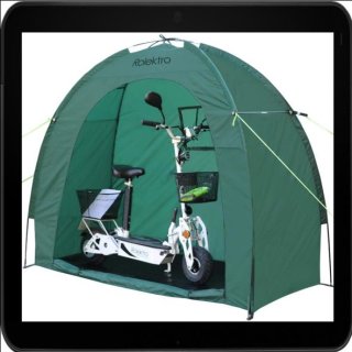 Rolektro-Z. das eScooter Zelt für unterwegs - Wasserabweisend und schneller Aufbau...