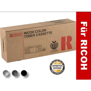 Ricoh 407634 / 406479 Lasertoner schwarz mit 6.500 Seiten Druckleistung nach Iso für Ricoh Aficio SP C231, C232, C242, C310, C311, C312, C320