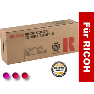 Ricoh 406481 Lasertoner magenta mit 6.000 Seiten Druckleistung nach Iso für Ricoh Aficio SP C231, C232, C242, C310, C311, C312, C320