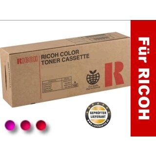 Ricoh 888282 T245M Lasertoner magenta mit 5.000 Seiten Druckleistung nach Iso für SPC410, SPC411, SPC420