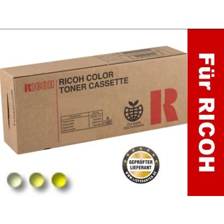 Ricoh 888281 T245Y Lasertoner yellow mit 5.000 Seiten Druckleistung nach Iso für SPC410, SPC411, SPC420