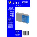 E151 - TiDis Ersatzpatrone - cyan - mit 36ml Inhalt...