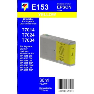 E153 - TiDis Ersatzpatrone - yellow - mit 36ml Inhalt ersetzt T701440