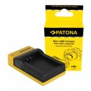 PATONA Slim Micro-USB Ladegerät f. Panasonic...