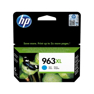 HP963XL - cyan - HP Druckerpatrone mit ca. 1.600 Seiten Druckleistung - 3JA27AE