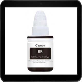 GI-50PBGK - black - Canon Druckertintenflasche mit 170ml Inhalt für ca. 6.000 Seiten Druckleistung - 3386C001