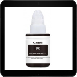 GI490BK CANON PIXMA G1400 DRUCKERTINTE / NACHFÜLLTINTE BLACK 0663C001 6000SEITEN 135ML