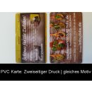 24 Stunden Sofortdruck für PVC Karten - Zweiseitiger...