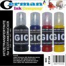 GIC - Hitzetransfertinte | Sublimationstinte Komplettpack...