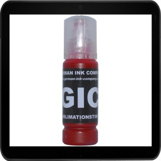GIC - Hitzetransfertinte | Sublimationstinte 70ml Magenta für Ecotank Drucker