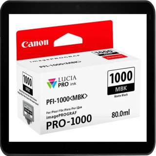 PFI1000MBK - Matt Black - Canon Druckerpatrone mit 80ml...