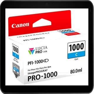 PFI1000C - Cyan - Canon Druckerpatrone mit 80ml Inhalt...