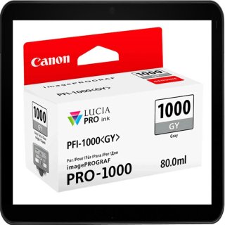 PFI1000GY - Grey - Canon Druckerpatrone mit 80ml Inhalt...