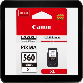 PG-560XL -schwarz- Canon Druckerpatrone mit 14,3ml Inhalt für ca. 400 Seiten Druckleistung nach ISO - 3712C001AA