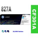 HP827A - CF301A Cyan Original Lasertoner für MFP...