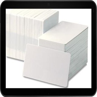 500 weiße Dr.Inkjet PVC Karten für Kartendrucker - beidseitig bedruckbar!
