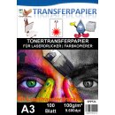 A3 Universal Tonertransferpapier - 100 Blatt für...