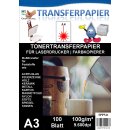 A3 Universal Tonertransferpapier - 100 Blatt für...