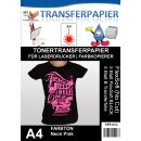 A4 Neon Pink FlexSoft (No-Cut) A-Foil - 5 Blatt A-Foil...