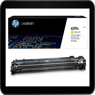 HP659X Toner yellow mit ca. 29.000 Seiten Druckleistung nach Iso - W2012X