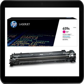 HP659A Toner magenta mit ca. 13.000 Seiten Druckleistung nach Iso - W2013A