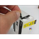 IRP555MP - CISS / Easyrefillpatronen für PGI-1500XL - je 1x für Black, Cyan, Magenta, Yellow mit Autoresettchip - ohne Tinte -