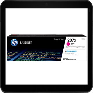 HP207X - W2213X HP Lasertoner Magenta mit ca. 2.450 S. Druckleistung