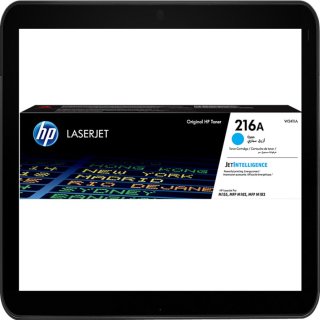 HP216A - W2411A - HP Lasertoner cyan mit ca. 850 Seiten Druckleistung