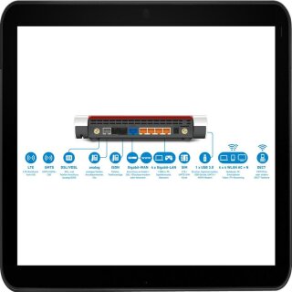 AVM FRITZ! Box 6890 Lte Wlan Router Integriertes Modem: Lte, Vdsl?