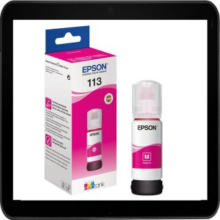 113 | T06B3 Pigment magenta Epson Druckertinte / Nachfülltinte mit 70ml Inhalt