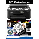 IRP341 - RFID Kartendrucker für zum Beispiel Zugangsausweise inkl. 10 leeren, unbedruckten RFID 13,56 MHz Karten von Dr. Inkjet