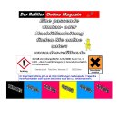 GIC - Hitzetransfertinte | Sublimationstinte 300ml Starterpack - Farbe Black, Cyan, LightCyan, Magenta, LightMagenta, Yellow