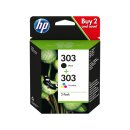 HP303 Multisparpack 1x Black & 1x Color - 3YM92AE#UUS