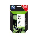 HP301Multipack mit 2 Standard Patronen - je 1x schwarz...