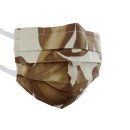 Mund- & Nasenmaske Camouflage braun/beige aus 100 %...