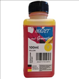 100ml yellow DyeTiDis Druckertinte / Nachfülltinte für Tintenstrahldrucker