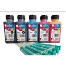 Multipack 500ml  TiDis Druckertinte / Nachfülltinte...