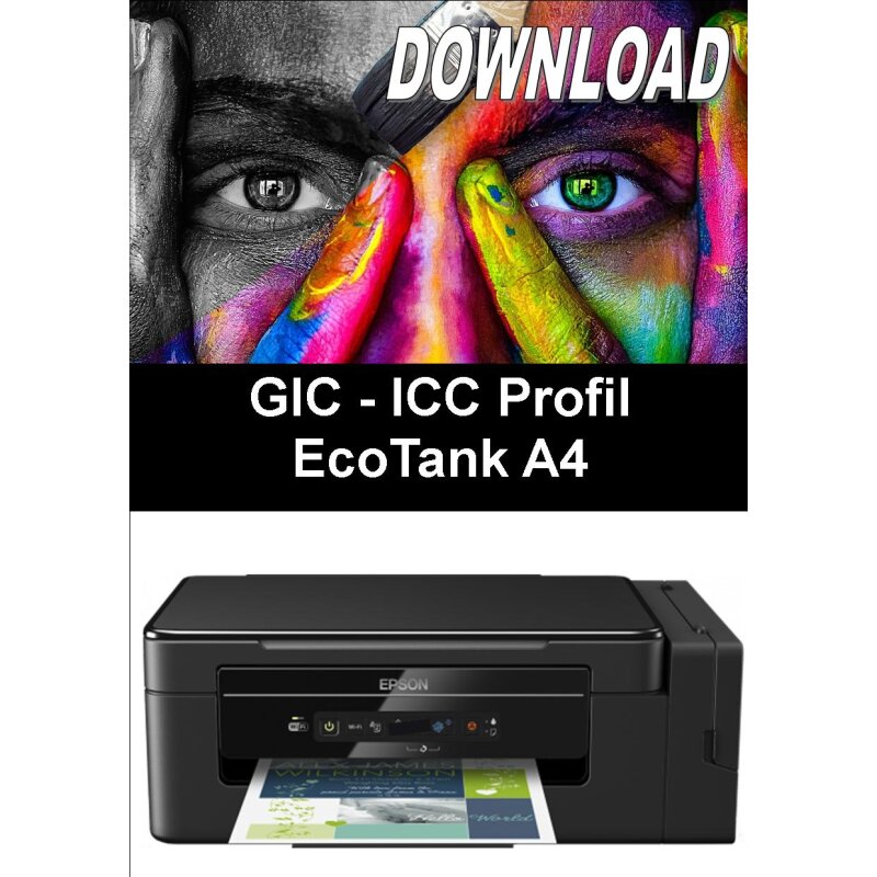 Sublimation ICC Profile Package for EPSON Ecotank ET-2810 Printer using  Inktec Sublinova Ink