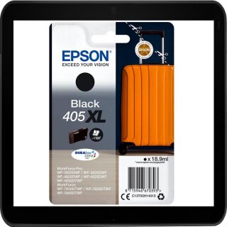 405XL / T05H1 schwarz Epson Tintenpatrone mit 18,9ml...