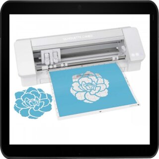 Der optimale Hobby Schneidplotter - Silhouette Cameo 4 weiß mit 30,5 cm (12") Schneidebreite