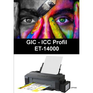 ICC Profil für GIC Sublimationstinte Installations CD - EcoTank ET-14000