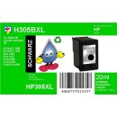 HP305 XL - TiDis Druckerpatrone schwarz mit 20ml Inhalt -...