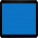 Silhouette blaue Flex Folie zum aufbügeln - 229mm x...