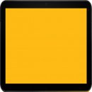 Silhouette gelbe Flock Folie zum aufbügeln - 229mm x...