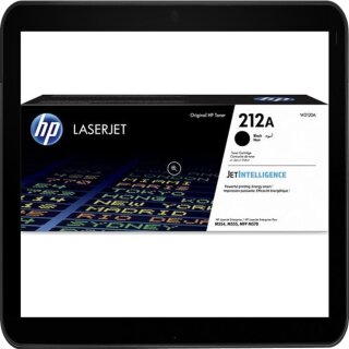 HP212A schwarz HP Lasertoner mit ca. 5.500 Seiten Leistung nach Iso - W2120A