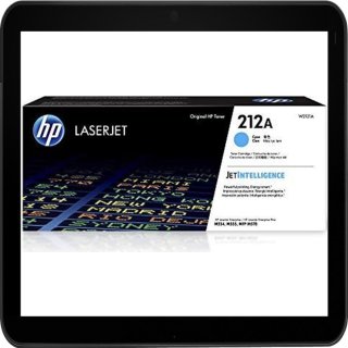 HP212A cyan HP Lasertoner mit ca. 4.500 Seiten Leistung nach Iso - W2121A