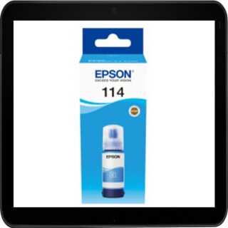114 Cyan 70ml Epson Druckertinte / Nachfülltinte - C13T07B240