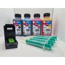 Multipack 400ml TiDis Ink Druckertinte BCMY + IRP109...