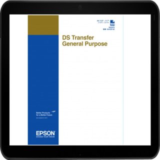 A4 100 Blatt Sublimationstransferpapier EPSON DS Transfer General Purpose (210x297mm) in 100 Blatt Packung - C13S400078
